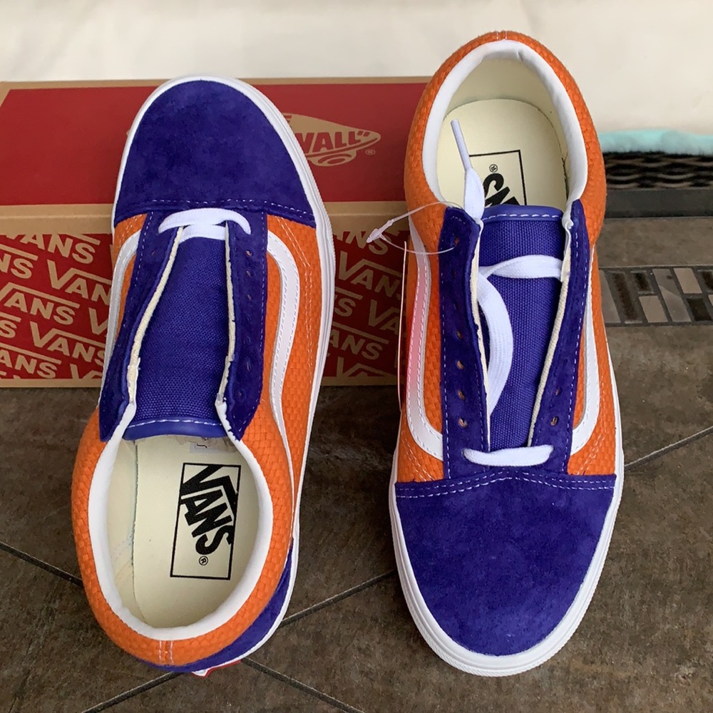 VANS OLD SKOOL P & C Royal Blue/Apricot Buff WMNS - Picture 7 of 14